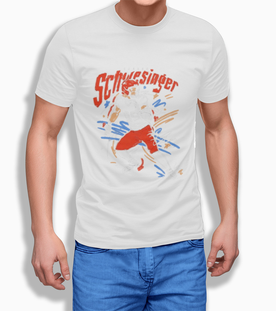 Carson Schwesinger Vibrant Cleveland Browns Scribble Football Player T-Shirt