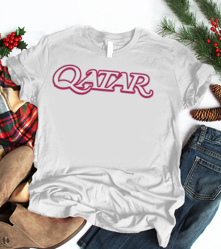 Qatar National Football Team Flag T-Shirt