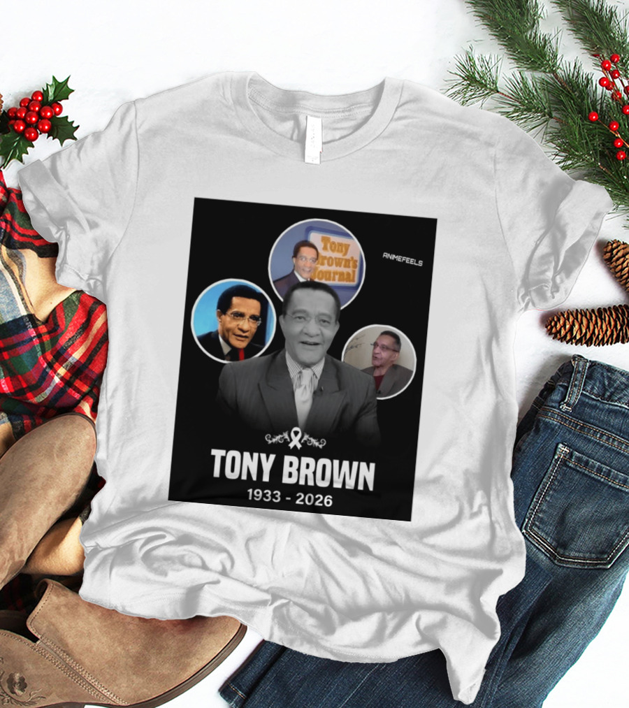 Tony Brown's Journal 1933 2026 ANIMEFEELS T-Shirt