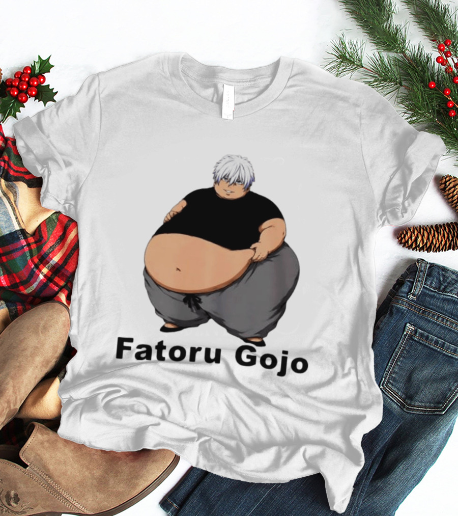 Satoru Gojo Jujutsu Kaisen Fatoru Gojo Meme Character Fan Favorite Humor T-Shirt