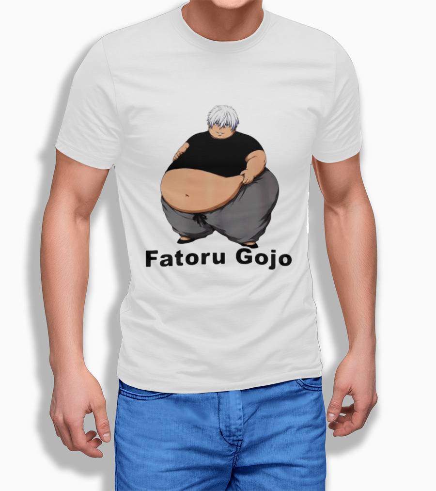 Satoru Gojo Jujutsu Kaisen Fatoru Gojo Meme Character Fan Favorite Humor T-Shirt