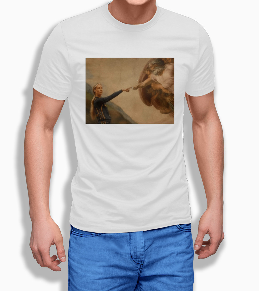 Creation Of Adam Indiana Fever Basketball Player T-Shirt