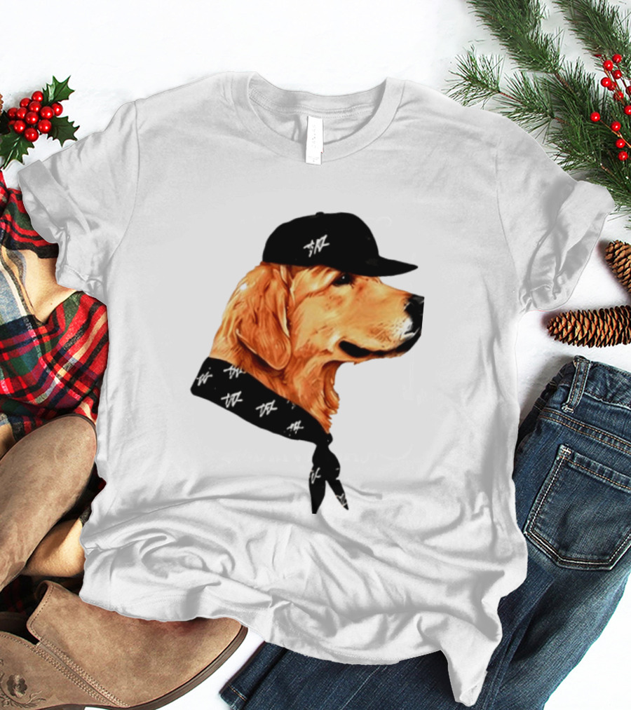 Ashton Kutcher Good Boy Dog Cap Bandana T-Shirt