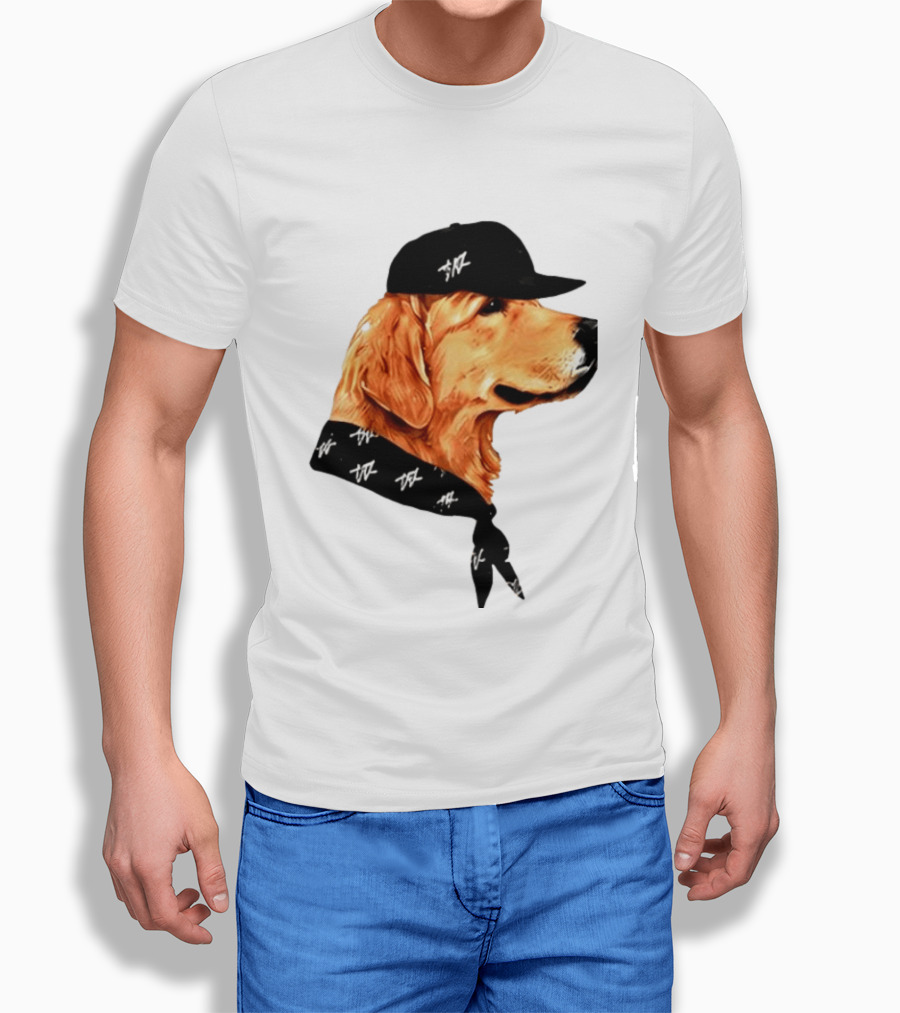 Ashton Kutcher Good Boy Dog Cap Bandana T-Shirt