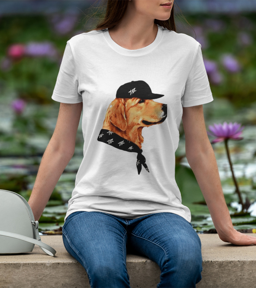 Ashton Kutcher Good Boy Dog Cap Bandana T-Shirt