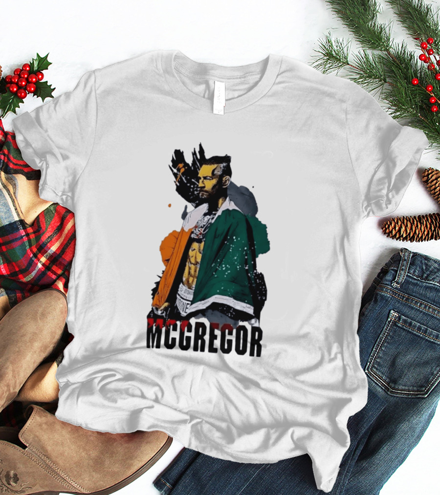 McGregor Irish Flag Warrior In The Cage T-Shirt