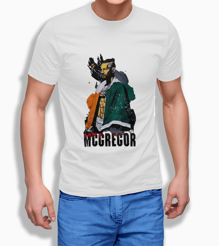 McGregor Irish Flag Warrior In The Cage T-Shirt