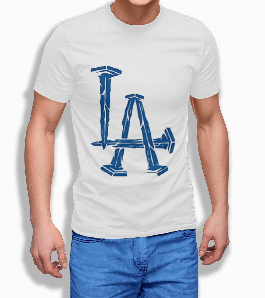 Los Angeles Dodgers LA Nails Baseball Team T-Shirt