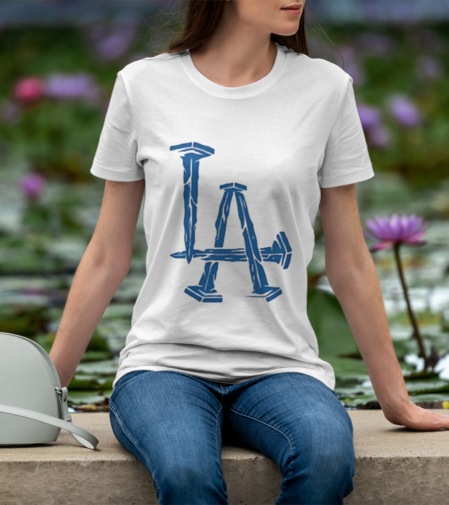 Los Angeles Dodgers LA Nails Baseball Team T-Shirt