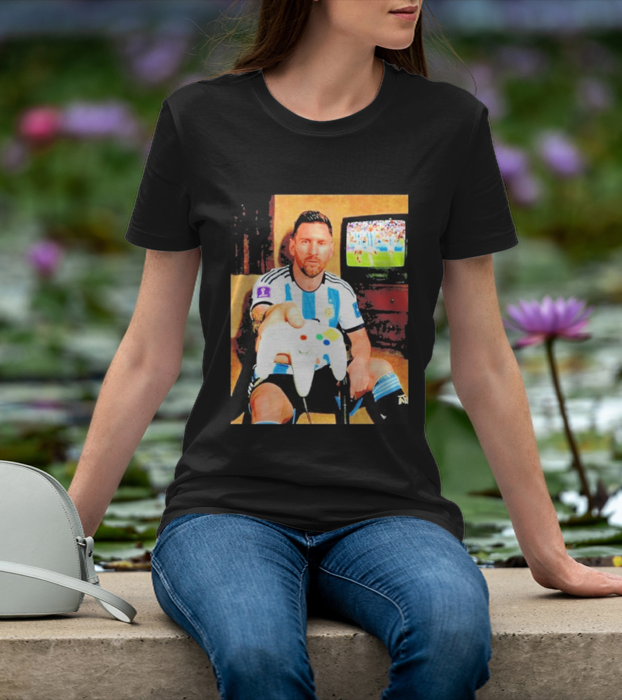 Argentina National Team Icon Lionel Messi Gaming Experience T-Shirt