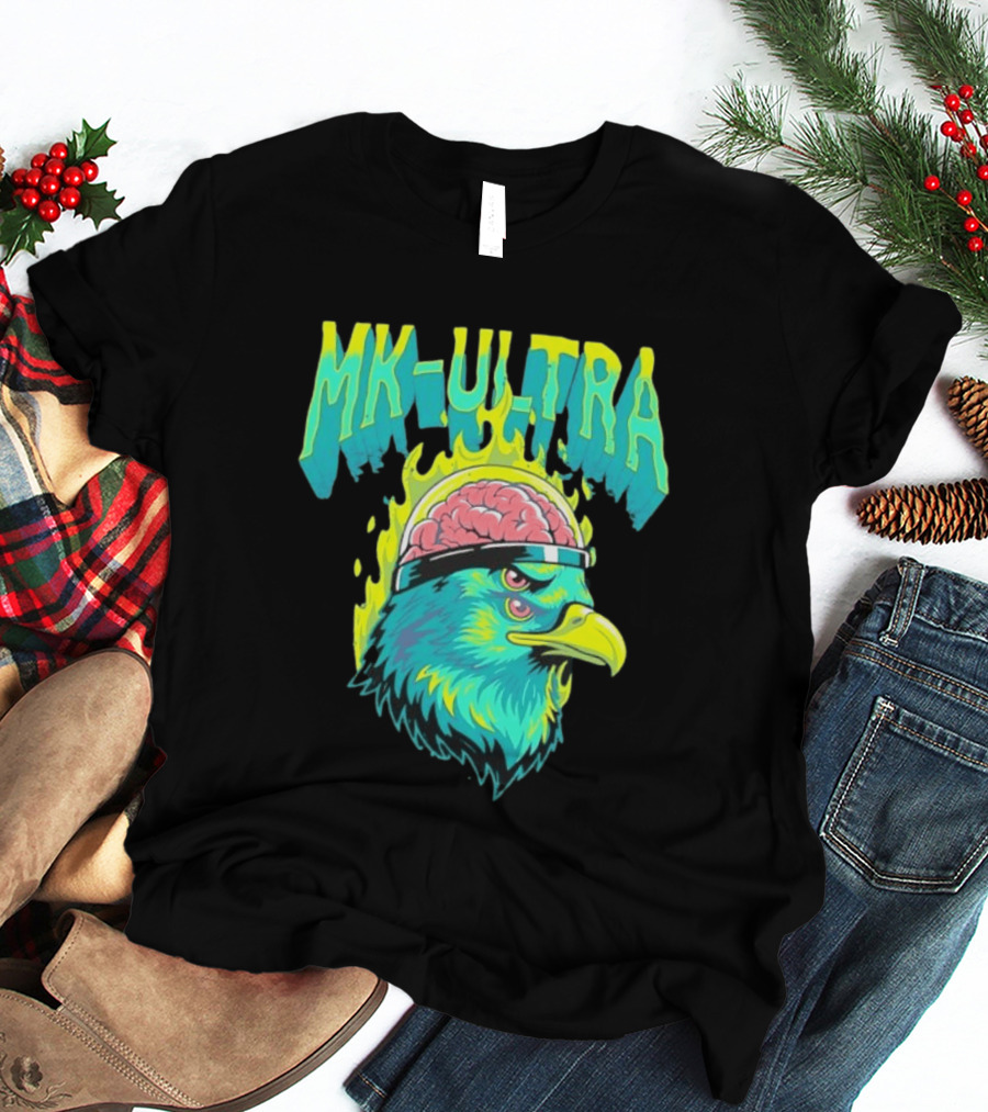 MK Ultra Eagle Brain Helmet T-Shirt