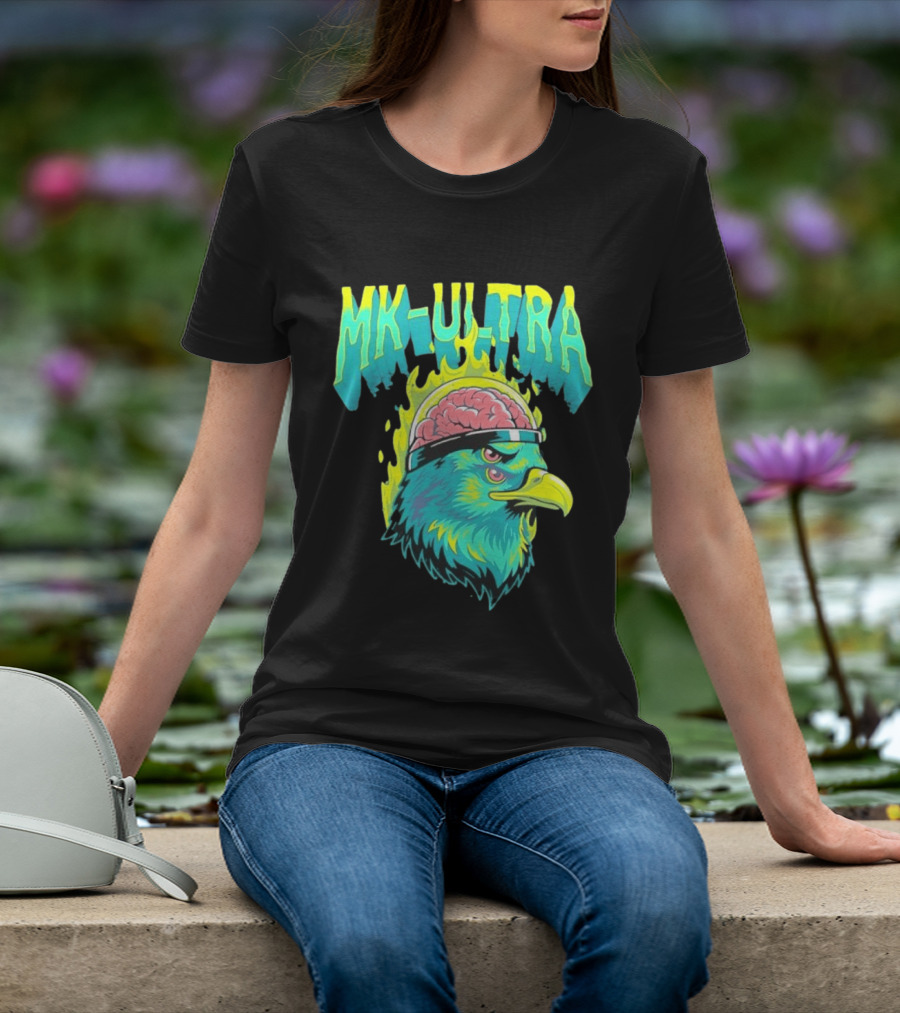 MK Ultra Eagle Brain Helmet T-Shirt