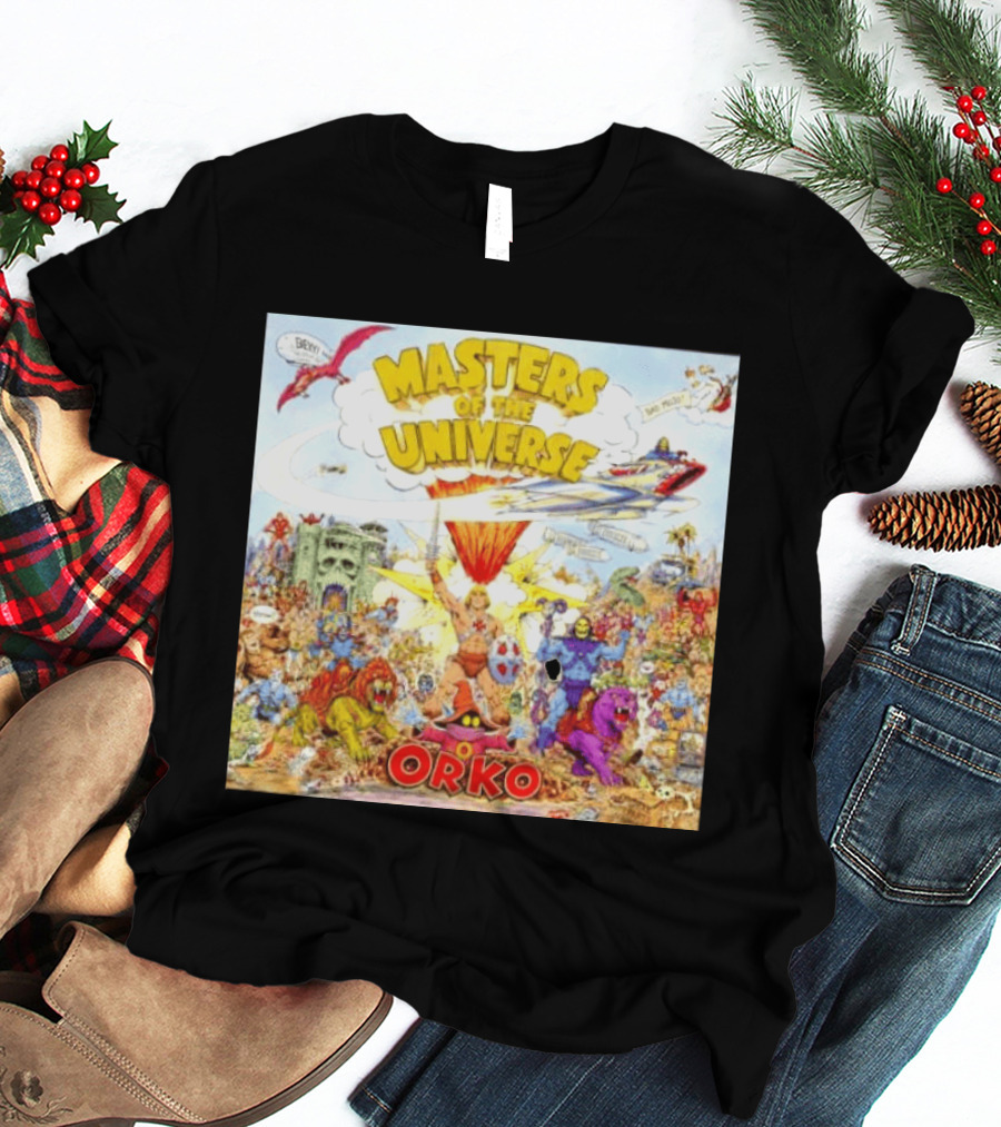 He Man Skeletal Orko Masters Of The Universe Vintage Comic Scene T-Shirt