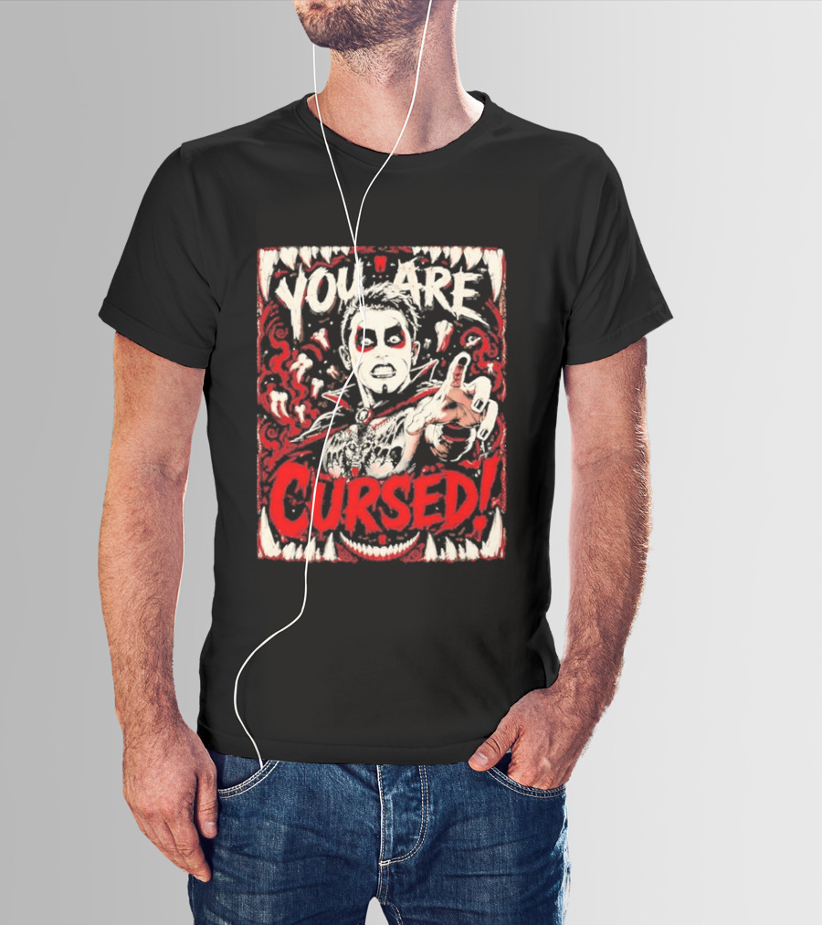 Danhausen You Are Cursed Pro Wrestling T-Shirt