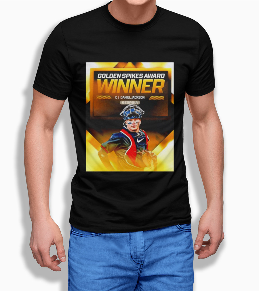 Golden Spikes Award Winner Daniel Jackson Georgia Catcher T-Shirt
