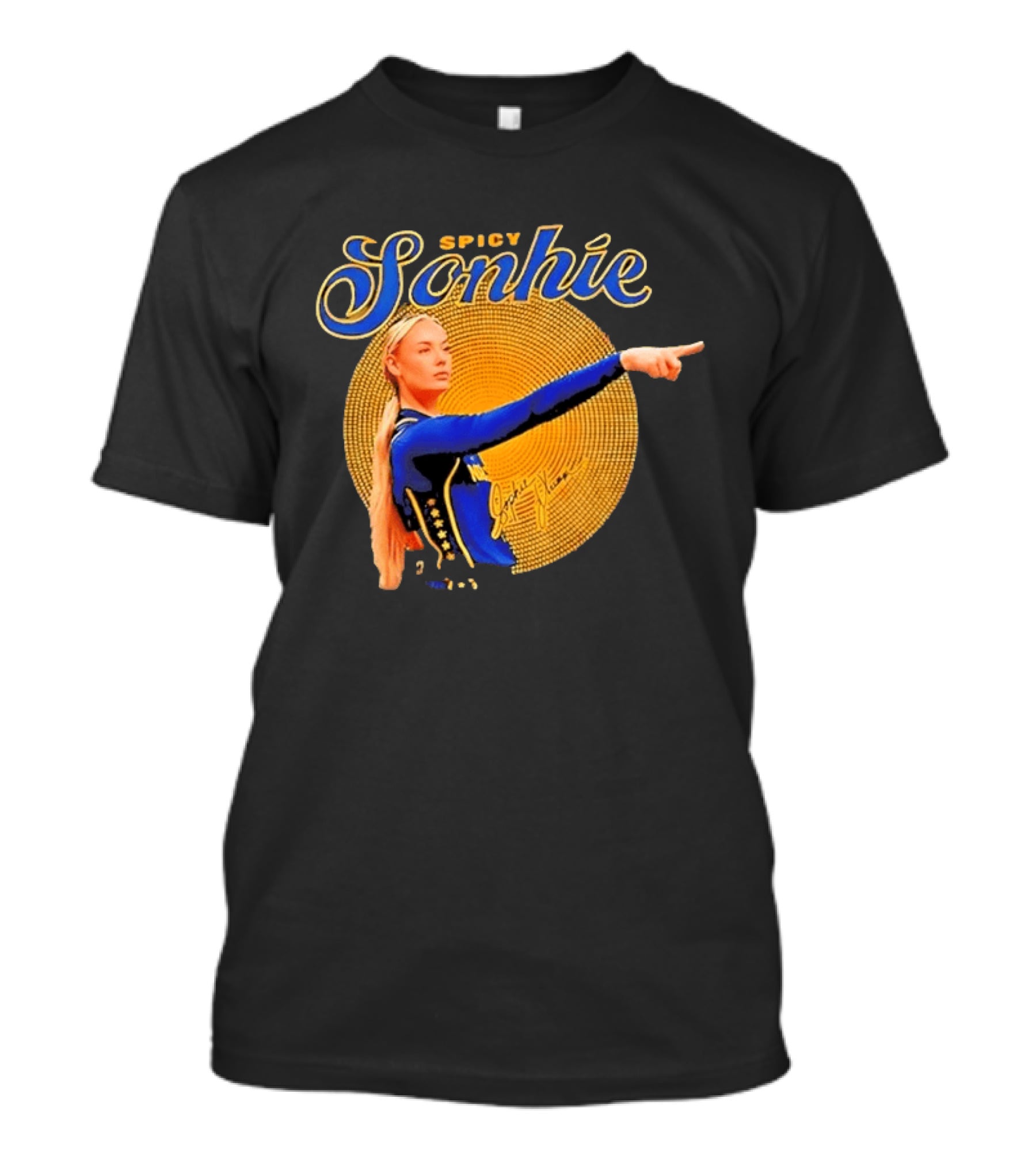 Spicy Sonhie Sophie Cunningham Signature Indiana Fever Basketball T-Shirt