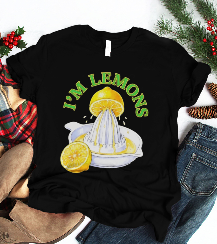 I'm Lemons Citrus Squeezer Fruit T-Shirt