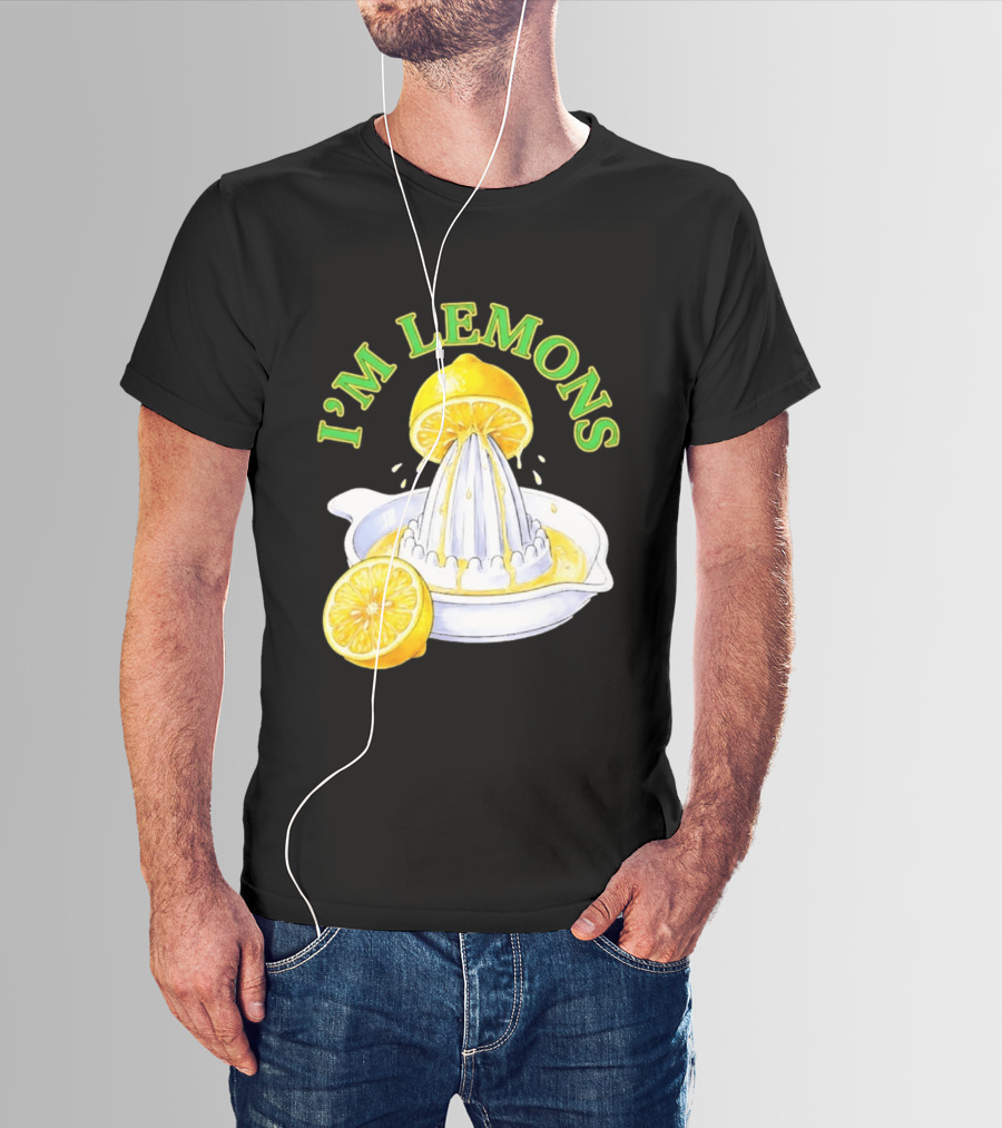 I'm Lemons Citrus Squeezer Fruit T-Shirt