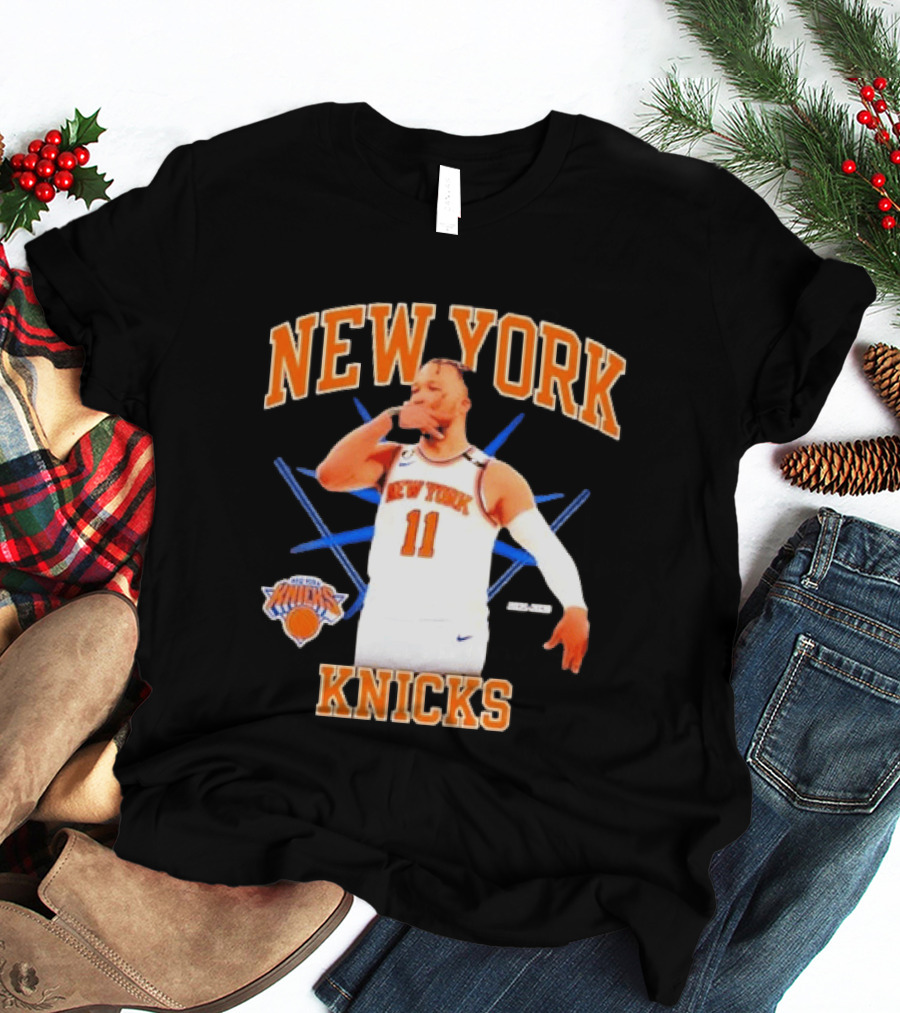 New York Knicks Jalen Brunson 11 NBA Basketball 3 Point 2026 T-Shirt