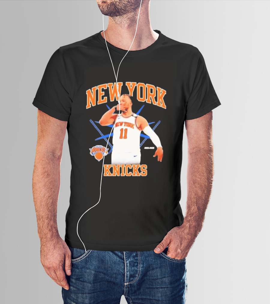 New York Knicks Jalen Brunson 11 NBA Basketball 3 Point 2026 T-Shirt