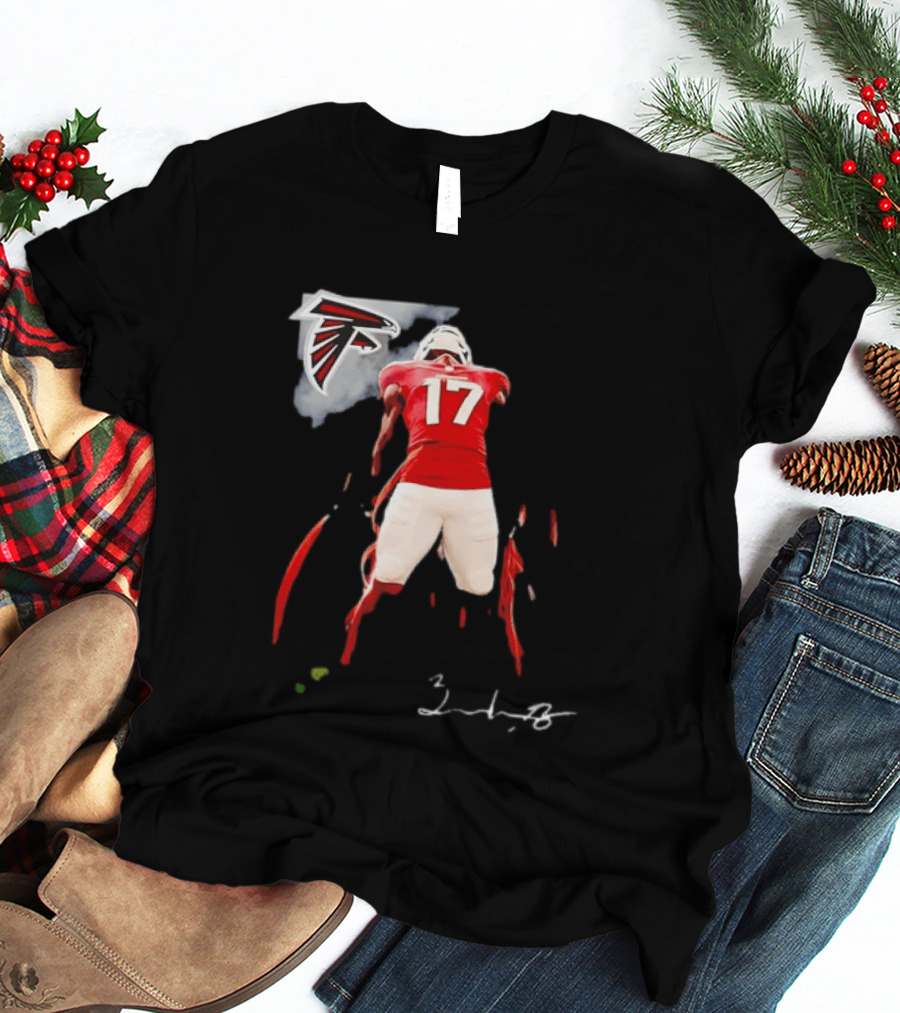 Atlanta Falcons Rookie Zachariah Branch Number 17 T-Shirt