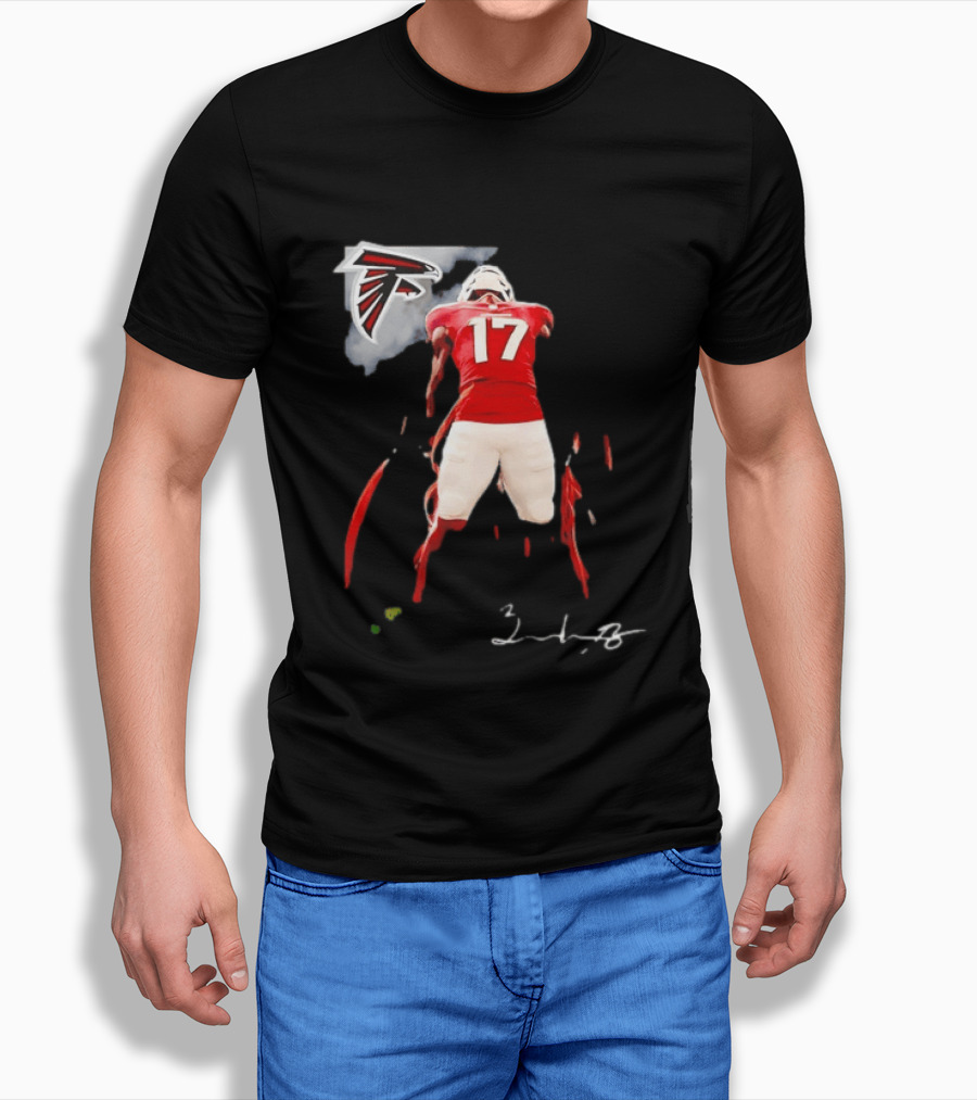 Atlanta Falcons Rookie Zachariah Branch Number 17 T-Shirt