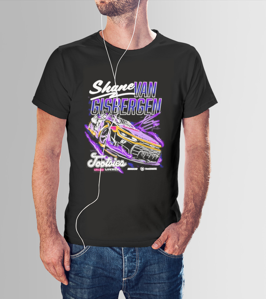 Shane Van Gisbergen #97 2026 Tootsies Orchid Sweeps Racing Car T-Shirt