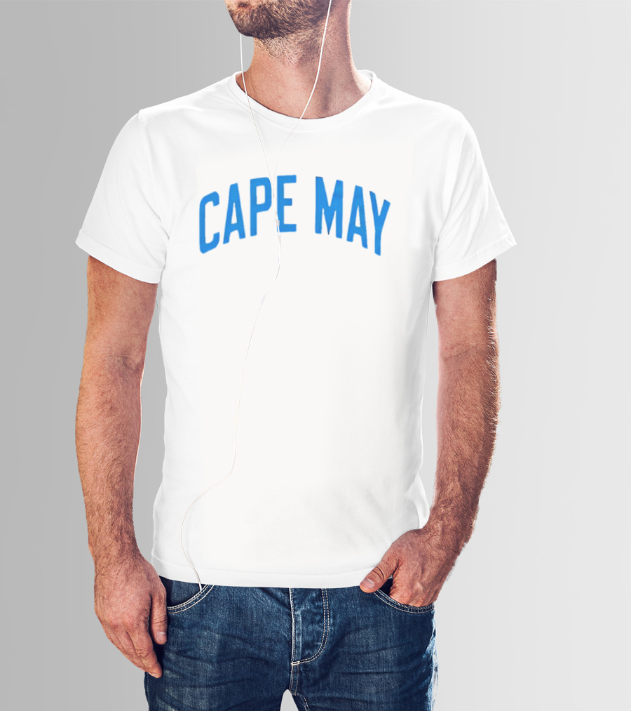 Cape May Beach Vacation Crewneck Cozy T-Shirt