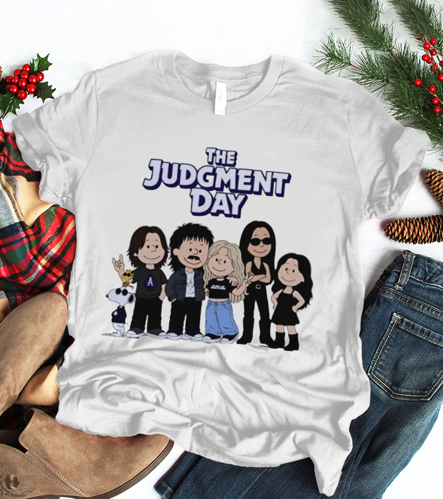 The Judgment Day Peanuts Cartoon Characters Mashup T-Shirt