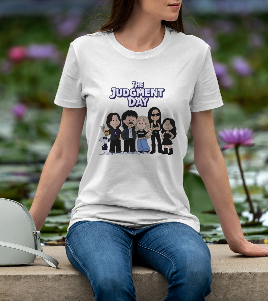 The Judgment Day Peanuts Cartoon Characters Mashup T-Shirt