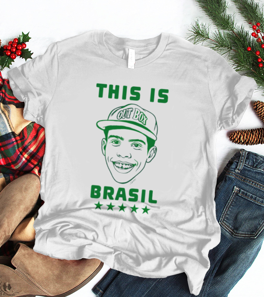 Ronaldo Nazario This Is Brasil Out Box Five Star T-Shirt