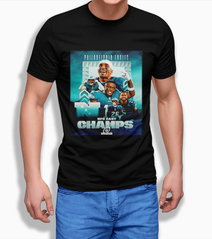 Philadelphia Eagles NFC East Champs 2022 Playoffs T-Shirt