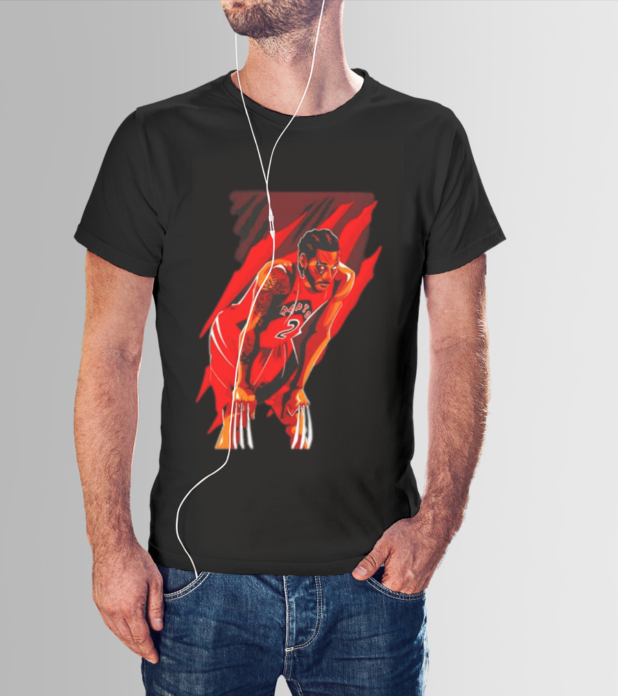 Kawhi Leonard Wolverine Claws Toronto Raptors 2 Jersey Return T-Shirt