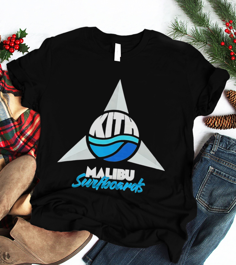 Kith Malibu Surfboards Triangular Wave Aesthetic T-Shirt