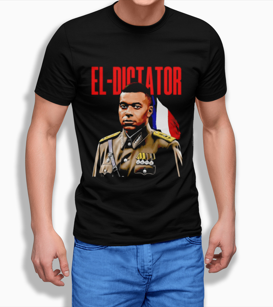 El Dictator Kylian Mbappe Military Jacket French Flag T-Shirt