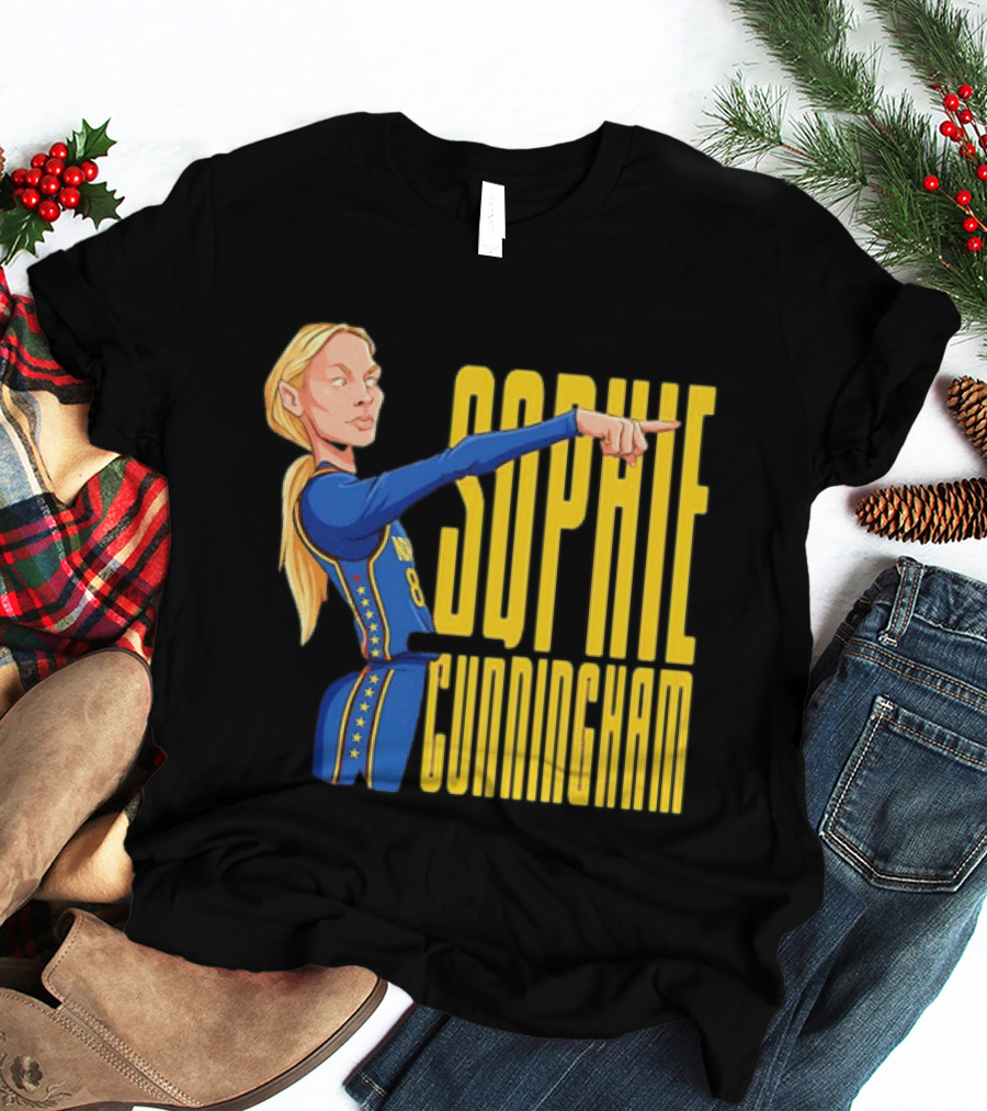 Sophie Cunningham Indiana Fever WNBA 2026 Jersey Game Player T-Shirt