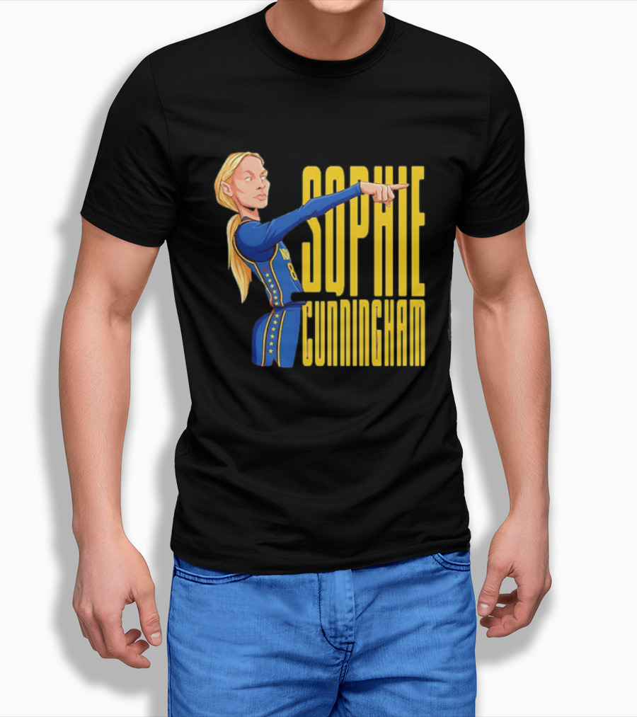 Sophie Cunningham Indiana Fever WNBA 2026 Jersey Game Player T-Shirt