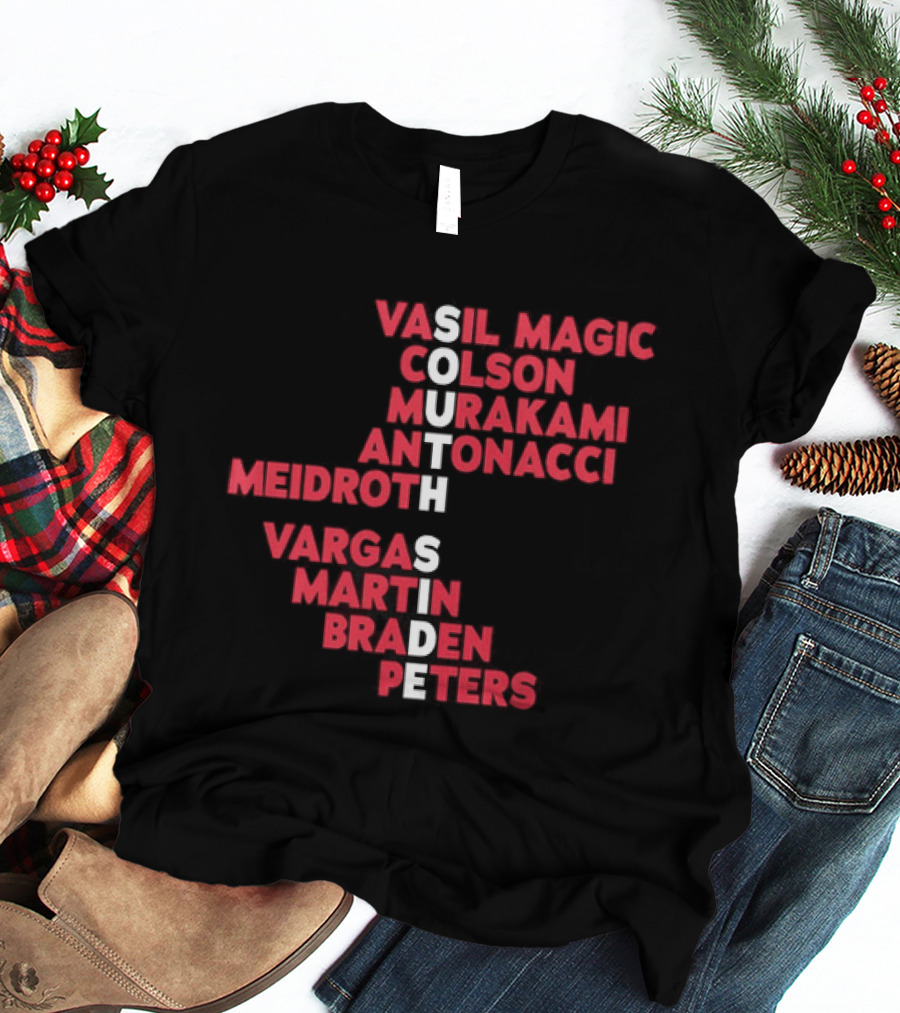 South Side 2026 Baseball Roster Vasil Magic Colson Murakami Antonacci Reidroth Vargas Martin Braden Peters T-Shirt