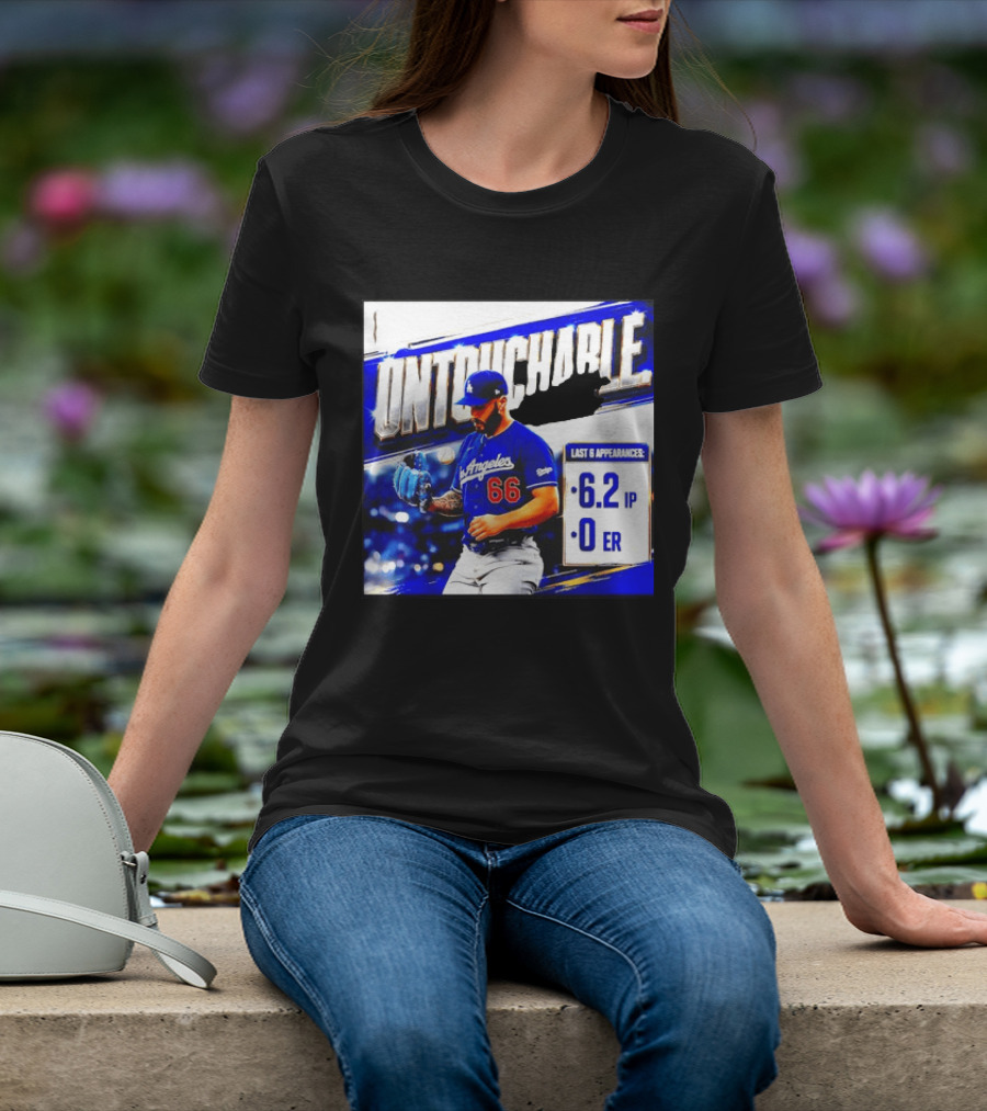 Los Angeles 66 Untouchable Last 6 Appearances 6.2IP 0ER T-Shirt