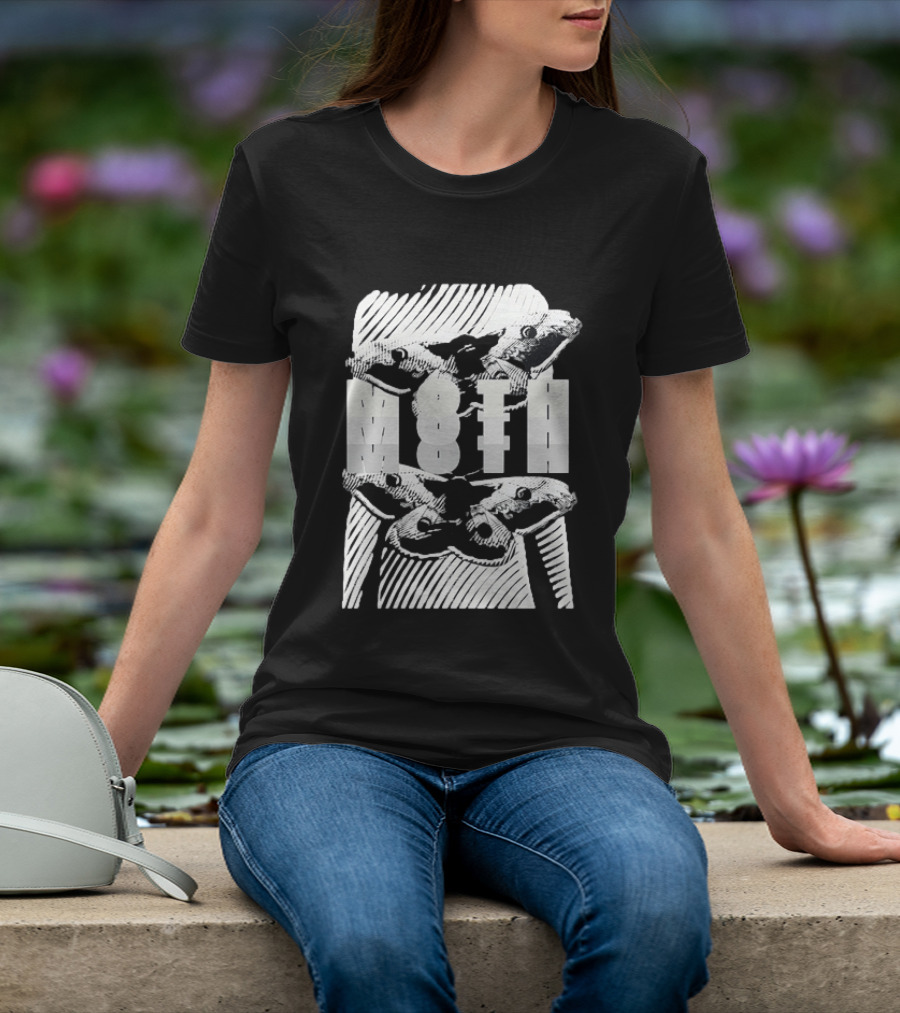 Moth Wings Reflective Optical Illusion T-Shirt