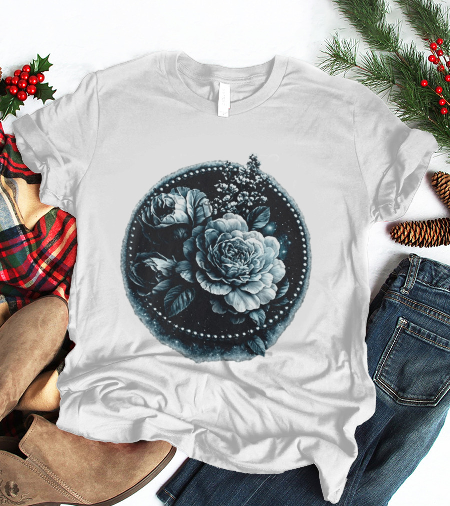 Cape Fear Nevaeh Valentine Floral Muscle Peonies T-Shirt