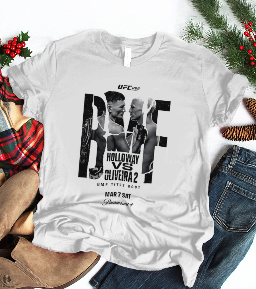 UFC BMF Holloway Vs Oliveira 2 Title Bout 326 T-Shirt