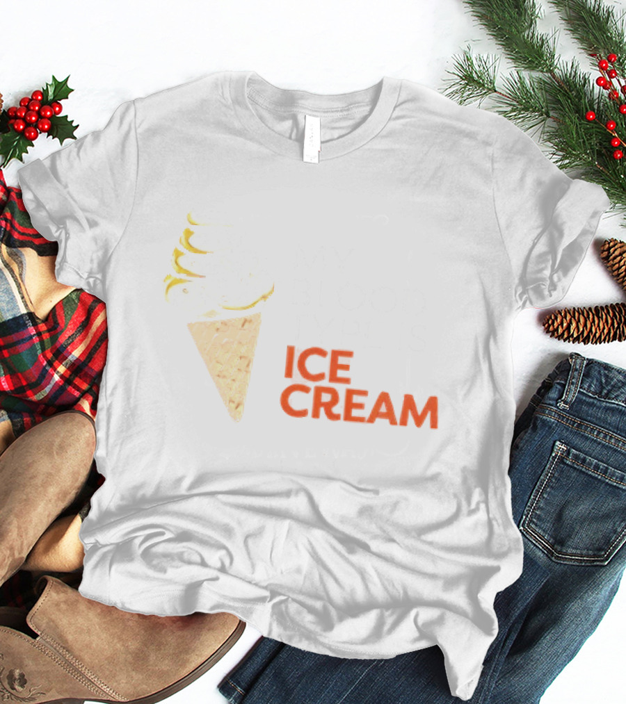 My Blood Type Is Ice Cream Vitalant Fun Cone T-Shirt