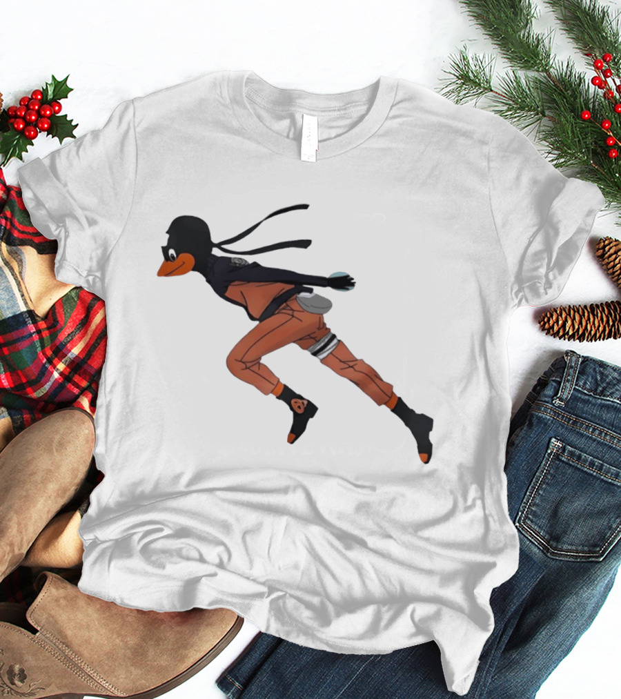 Naruto Uzumaki Duck Running Ninja Clan T-Shirt