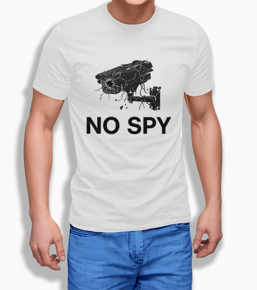 No Spy Surveillance Camera Privacy Anti Surveillance Gadsden Flag T-Shirt