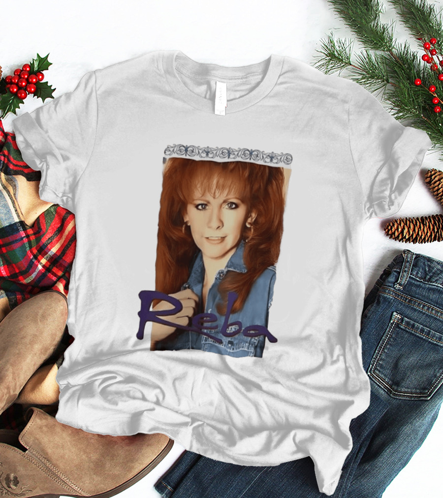Hilary Duff Wearing Reba McEntire 1990s Denim Outfit T-Shirt