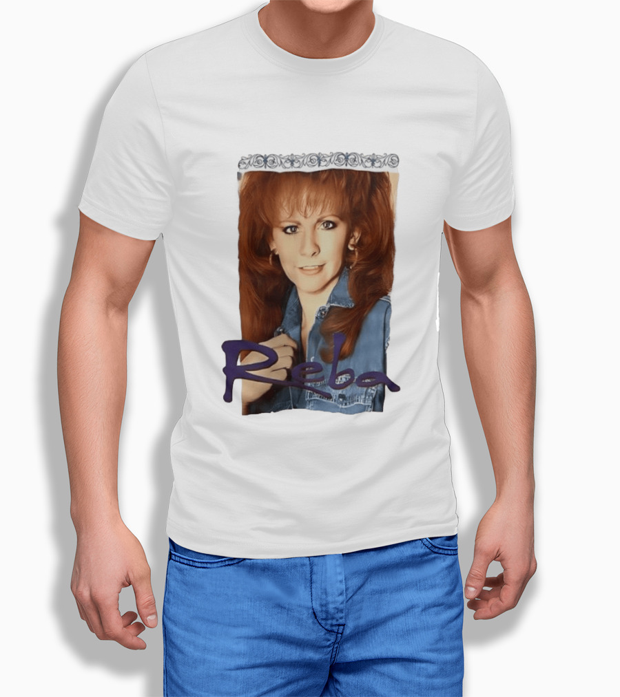Hilary Duff Wearing Reba McEntire 1990s Denim Outfit T-Shirt