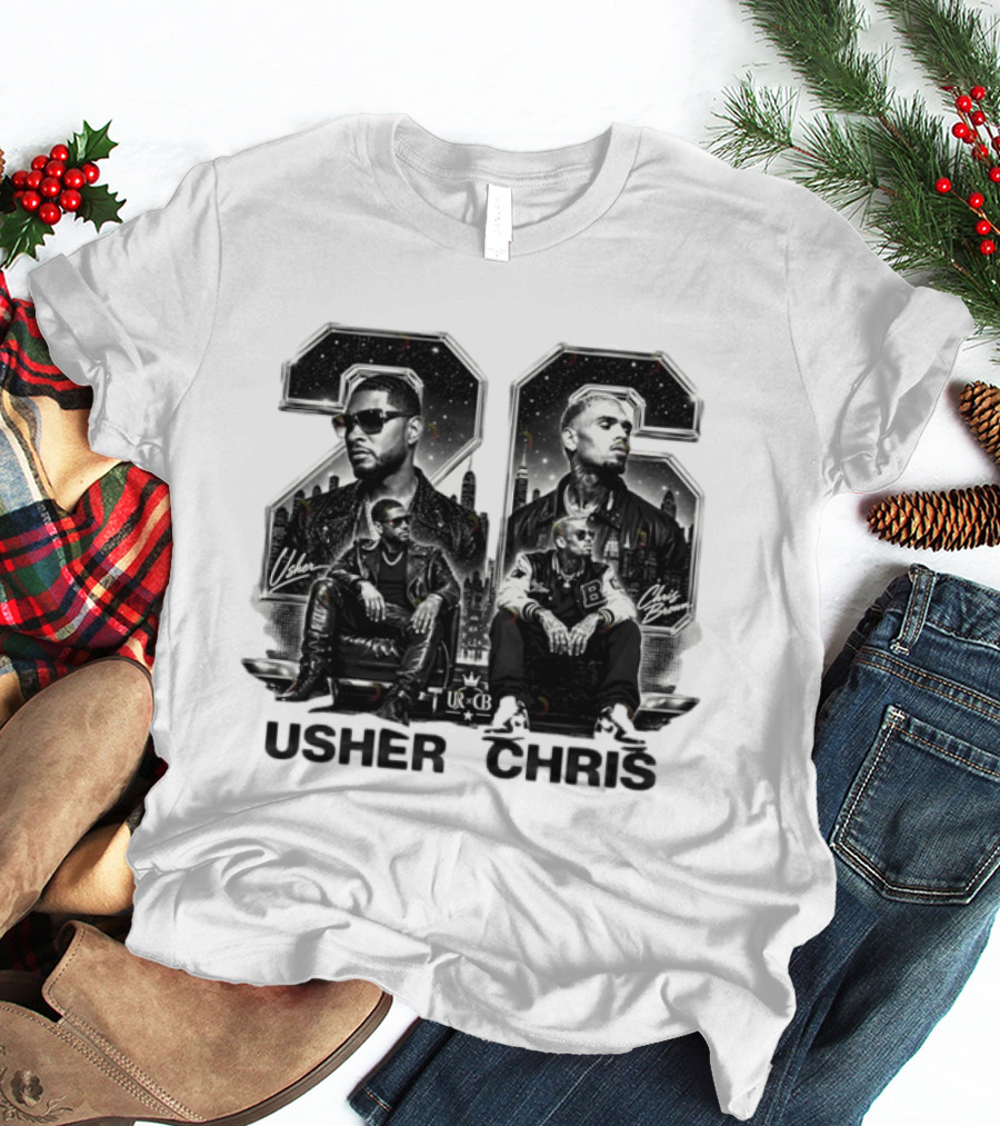 Usher Chris 26 R&B Music URCB Signatures T-Shirt