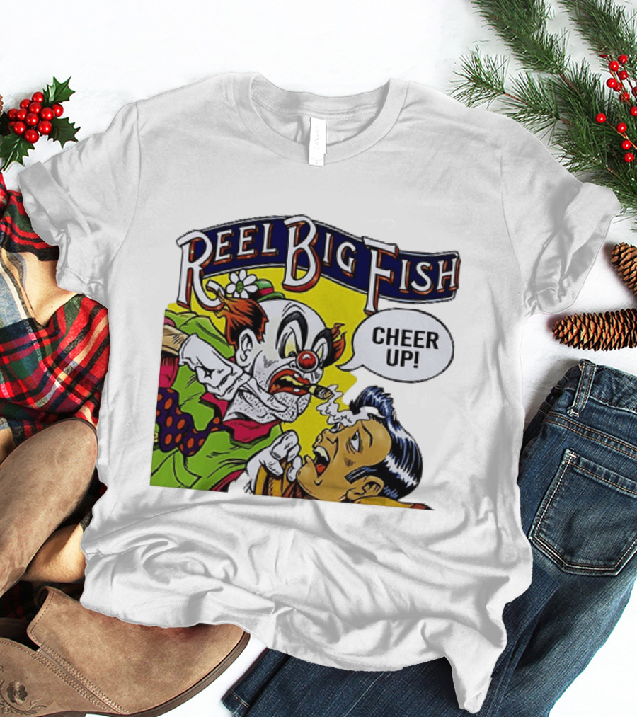 Reel Big Fish Cheer Up Clown Comic T-Shirt