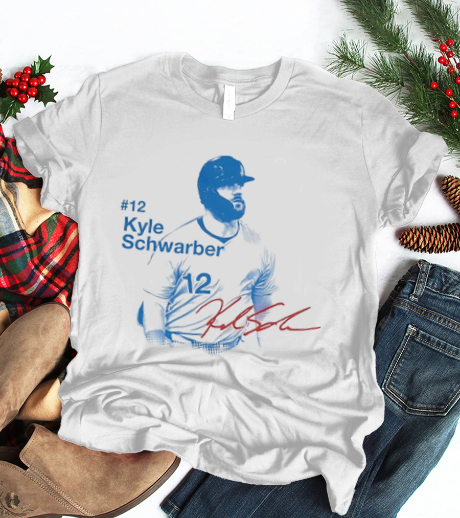 Kyle Schwarber #12 Philadelphia Phillies Baseball T-Shirt